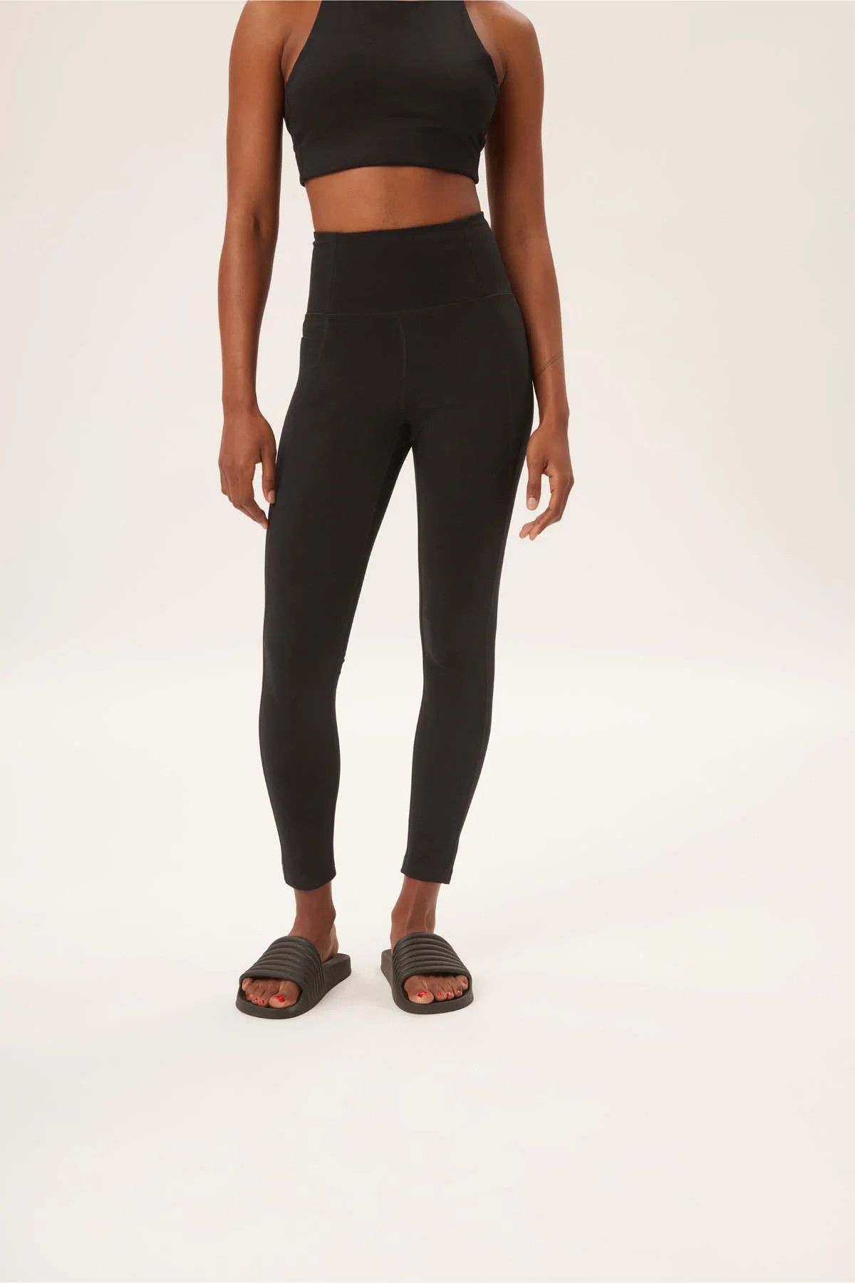 Black Compressive High-Rise Legging | Girlfriend Collective