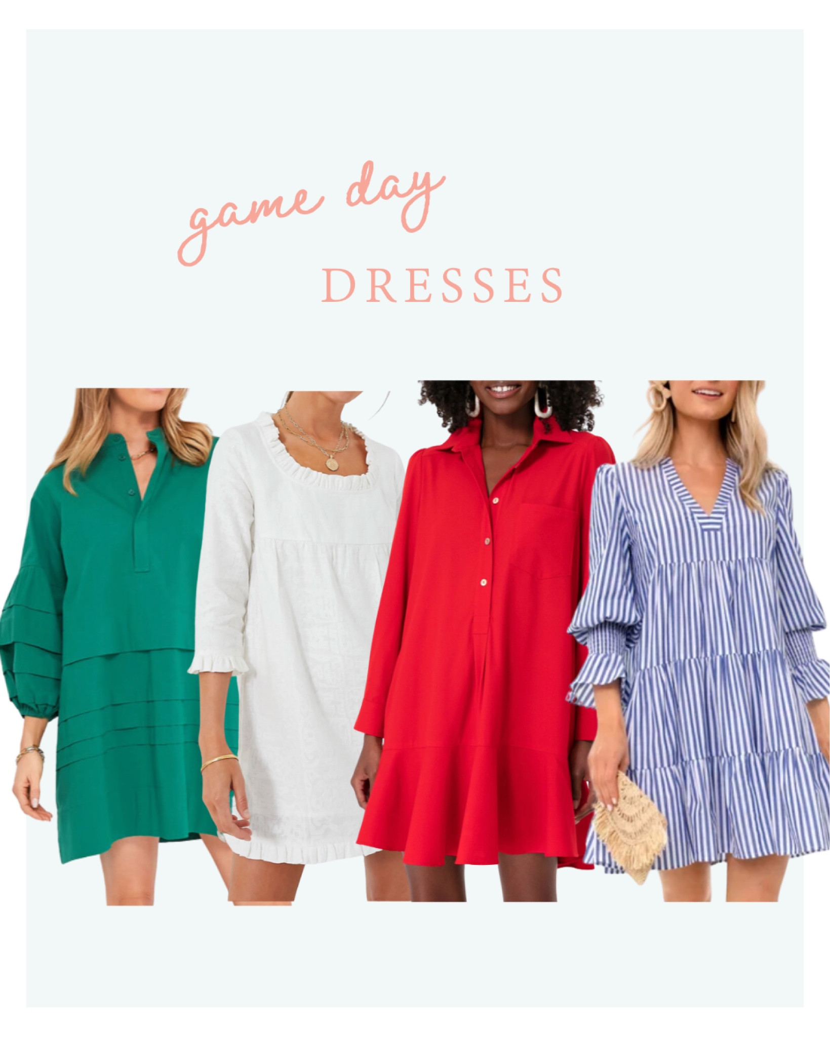 Game day dresses, college game day, football dresses, football game attire

#LTKstyletip #LTKunder100 #LTKunder50