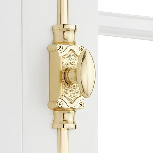 Signature Hardware 955210-1.75 Corabel 72 Inch Tall Window Cremone Security Bolt - Polished Brass | Amazon (US)