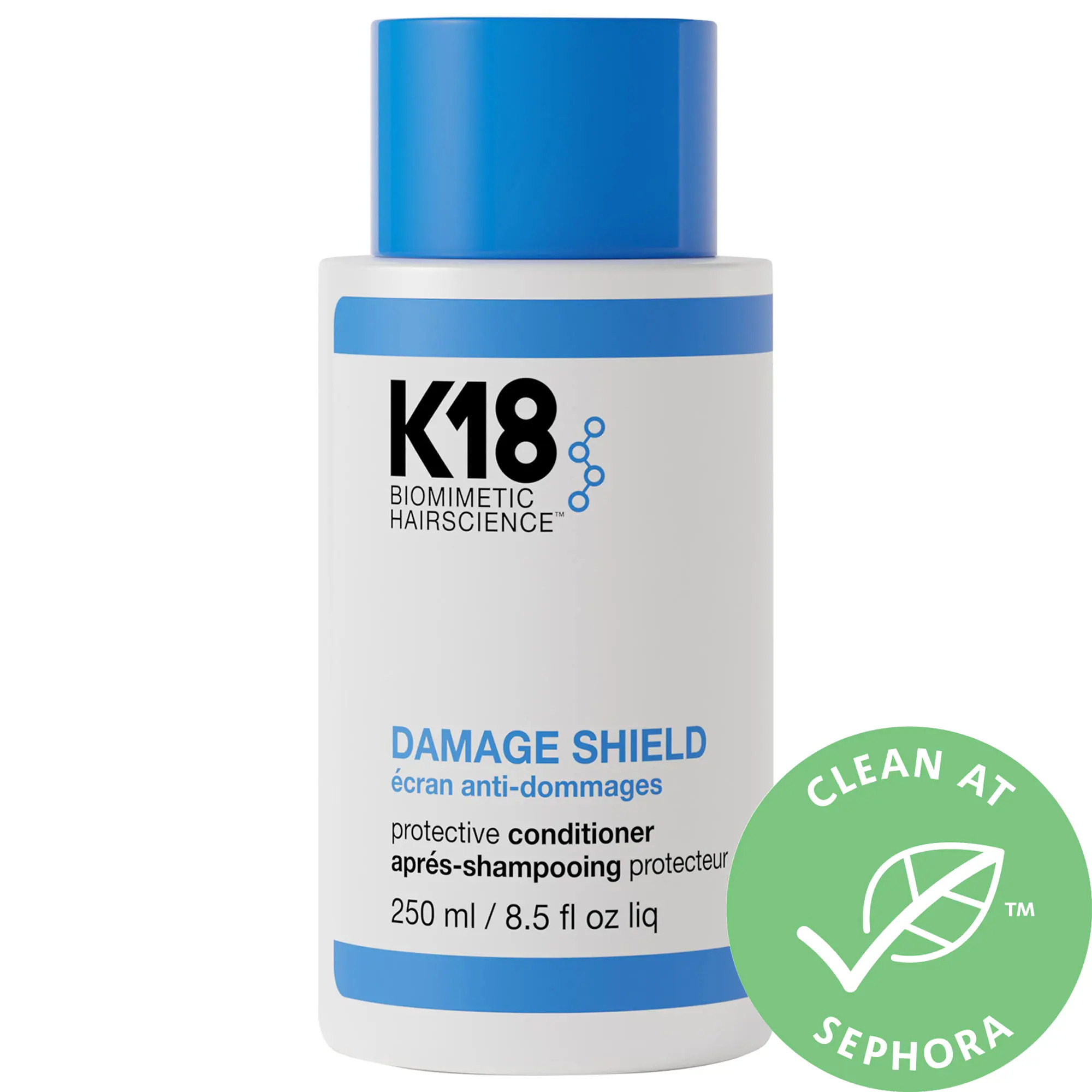 K18 Biomimetic Hairscience DAMAGE SHIELD Protective Conditioner 8.5 oz / 250 mL | Sephora (US)