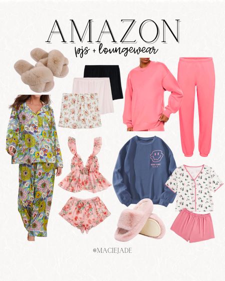 Amazon pjs and loungewear faves 😍 amazon lounge / amazon loungewear / cozy loungewear / cozy pjs / pajamas / pajama sets / fuzzy slides / matching sets



#LTKfindsunder100 #LTKSeasonal #LTKfindsunder50