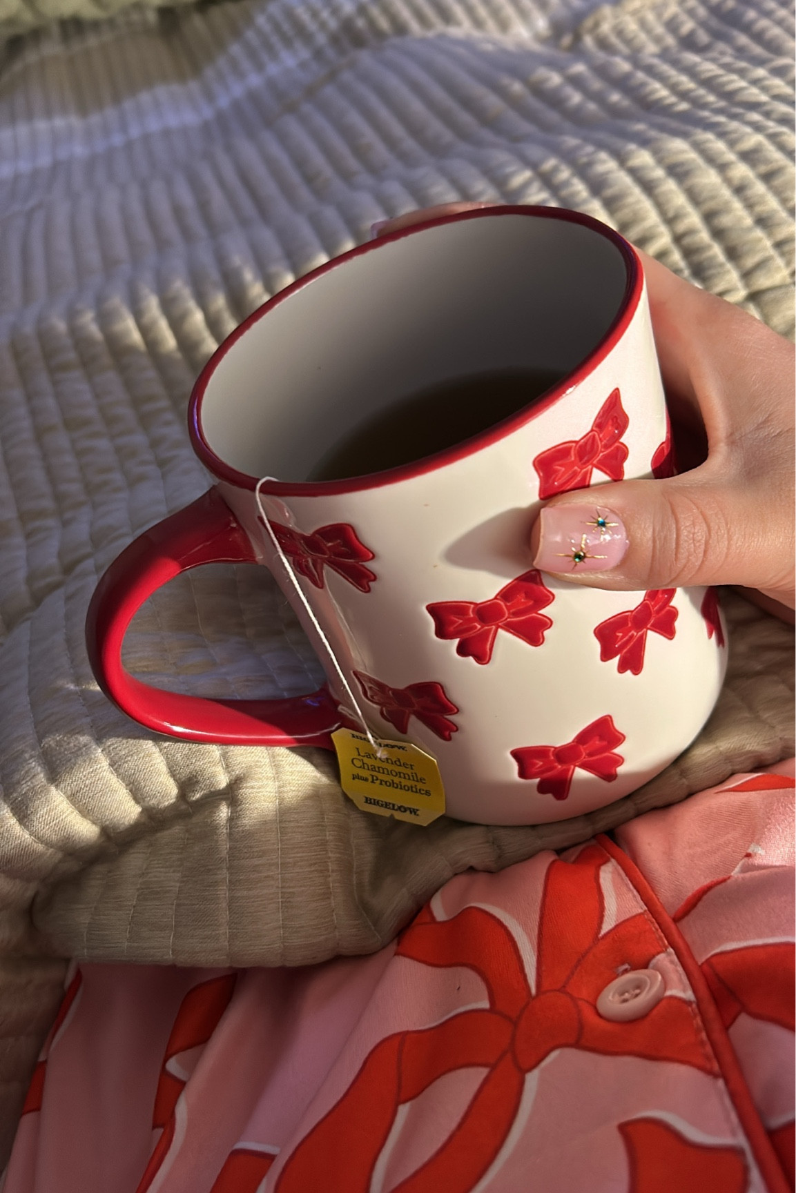 Matching bow mug and pjs 🎀 

Amazon Sleepwear
Bow Pajama Set
Pajama Set
Amazon Finds 
Amazon Home
Amazon Shopping
Amazon 

#LTKHome #LTKHoliday