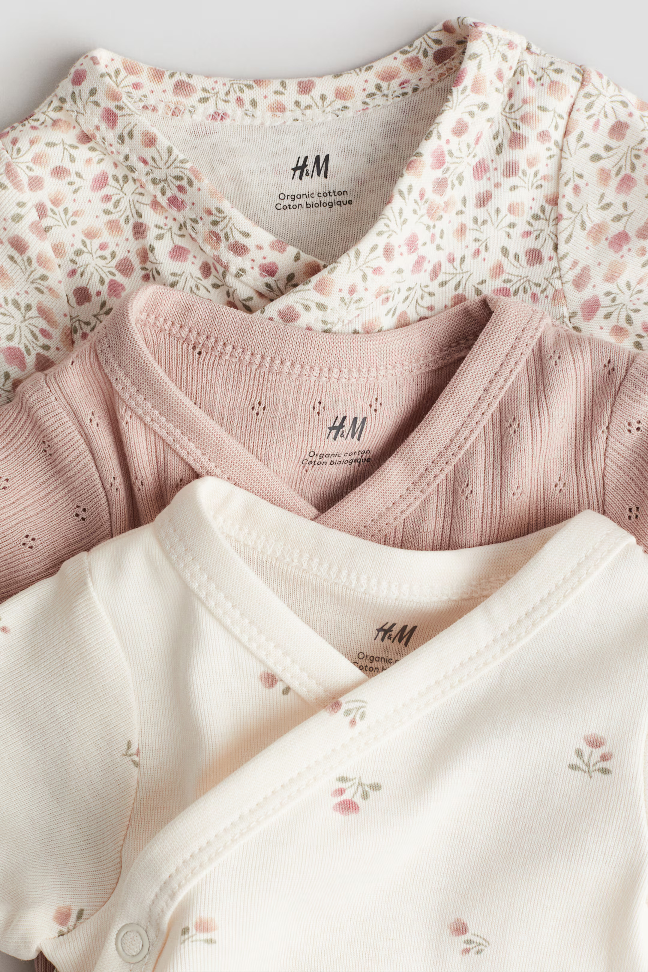 3er-Pack Wickelbodys | H&M (DE, AT, CH, NL, FI)