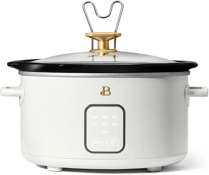 Beautiful 4-Quart Slow Cooker with Touch-Activated Display, Programmable Digital Controls, Remova... | Amazon (US)