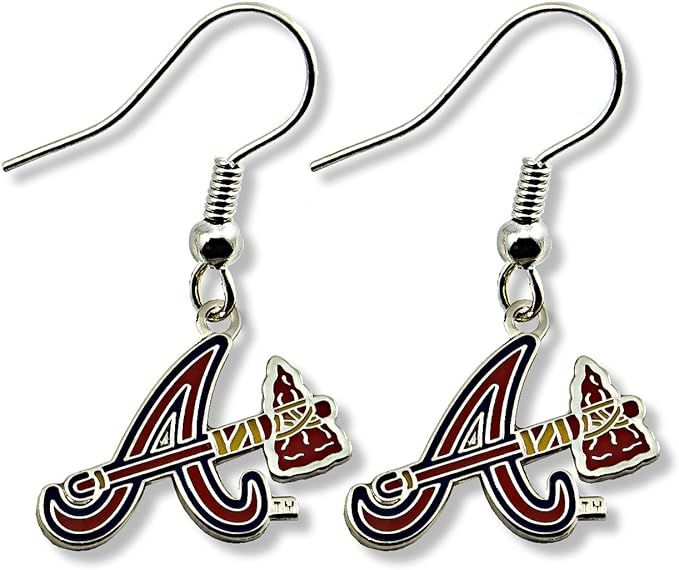 MLB Atlanta Braves Logo Dangler Earrings | Amazon (US)