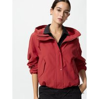 Uniqlo - Cotton Blend Short Parka - Red - XXS | UNIQLO (UK)