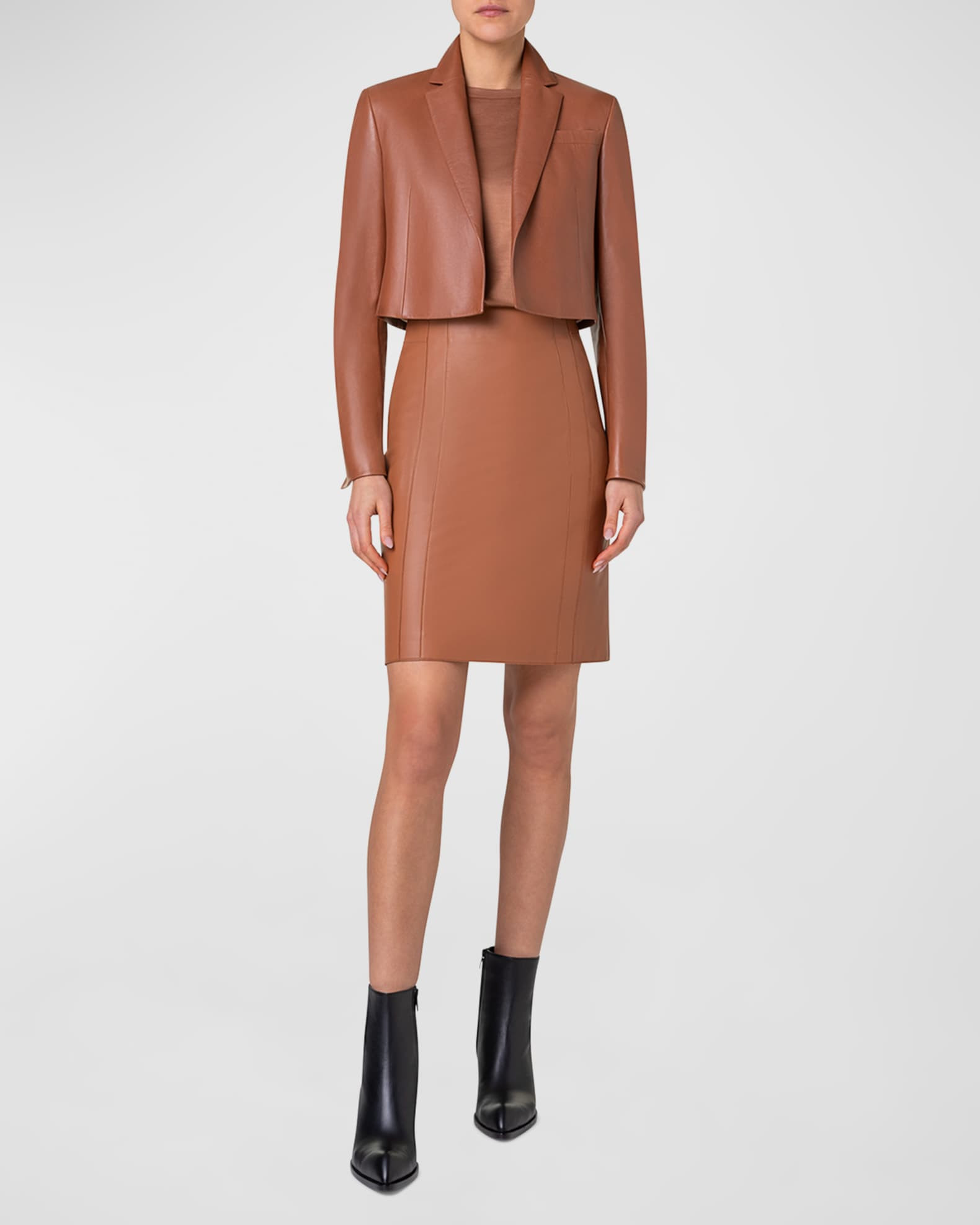 Gian Leather Short Jacket | Neiman Marcus