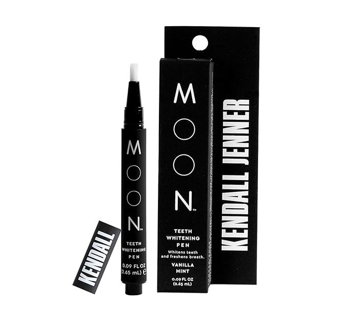 MOON Teeth Whitening Pen, Elixir III by Kendall Jenner, Brush Every Tooth White, On-The-Go Whiten... | Amazon (US)