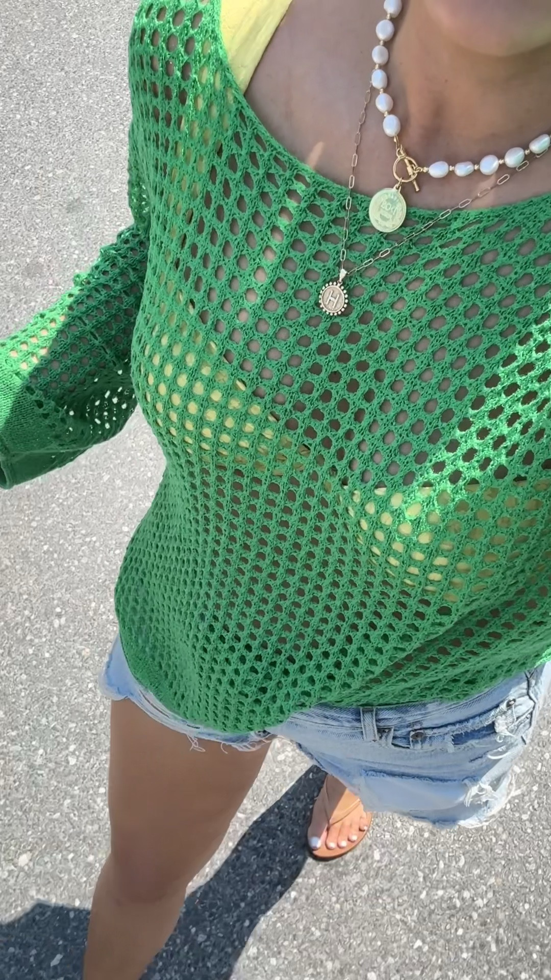 Swimwear. Wearing meds. Use code LAUREN30JUNE for 30% OFF green crochet top at Magnolia Boutique and LAUREN10 ((or 20)) for 10-20% OFF swim at Cupshe. Xx 

Also use  code LAURENHORN for 10% off sunnies on Amazon! 

#LTKTravel #LTKStyleTip #LTKSwim