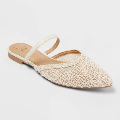 Women’s Vienna Flats with Memory Foam Insole - A New Day™ Light Taupe 8.5 | Target