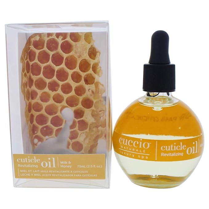 Cuccio Naturale Milk and Honey Cuticle Revitalizing Oil - Moisturizes and Strengthens Nails and C... | Amazon (US)