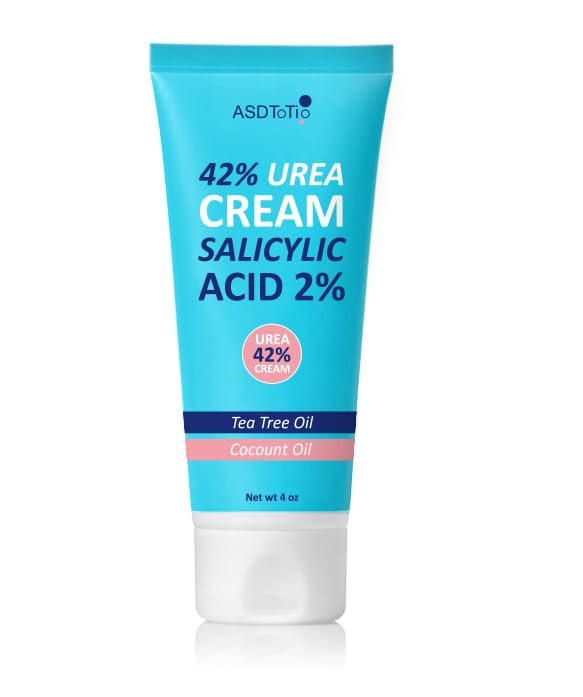 Urea Cream 42% - Foot Care for Dry Cracked Heels, Foot Lotion - With 2% Salicylic Acid, Tea Tree ... | Amazon (US)
