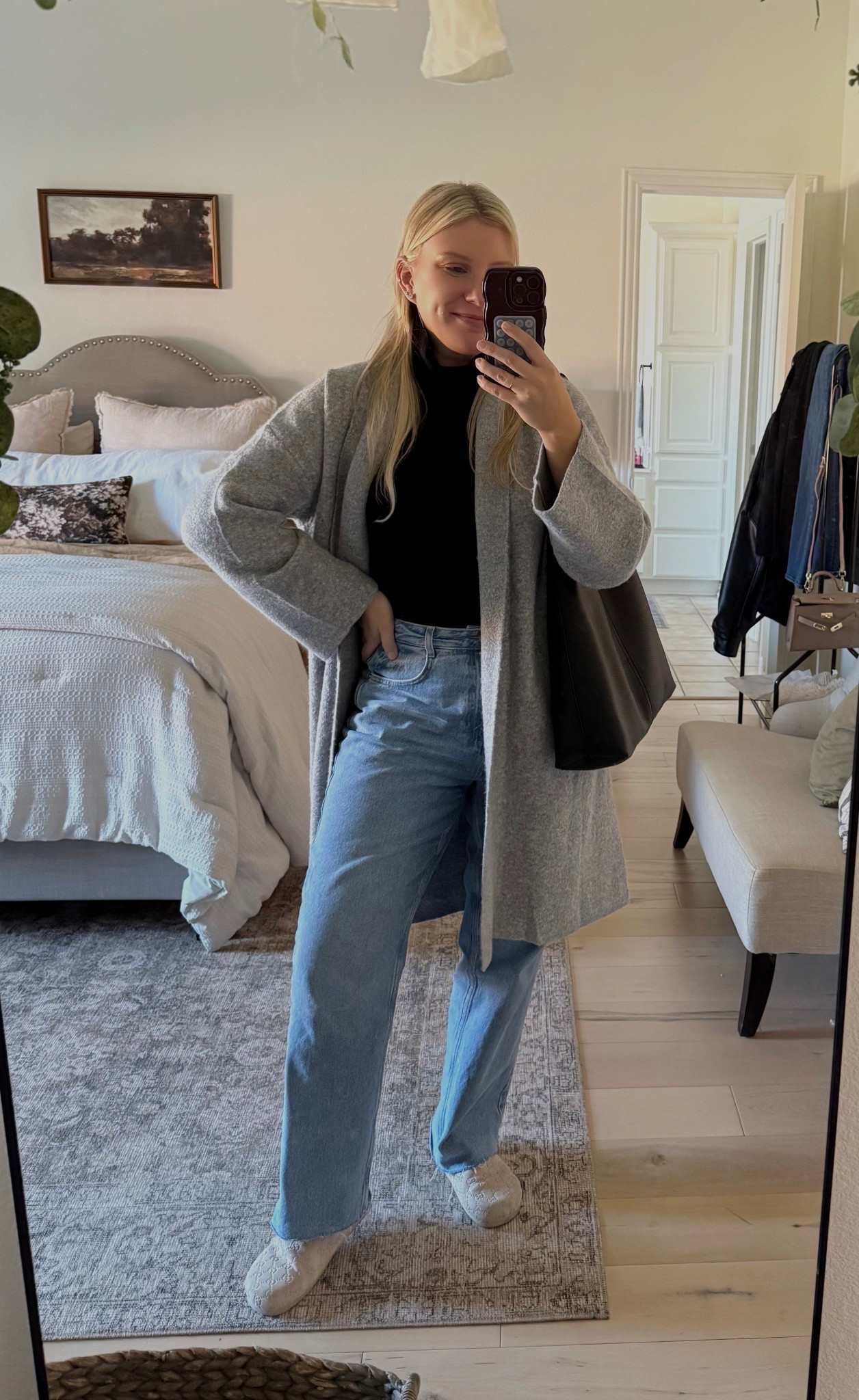 My jeans are Zara- HIGH RISE Z1975 STRAIGHT LEG JEANS  linked similars below! #schoolprogram #ootd #momlife 

#LTKgrwm #LTKmomlife #LTKootd