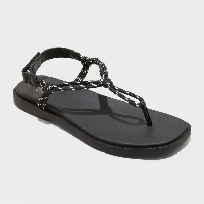 Women's Carson Rope Hiker Sandals - Wild Fable™ Black 6 | Target