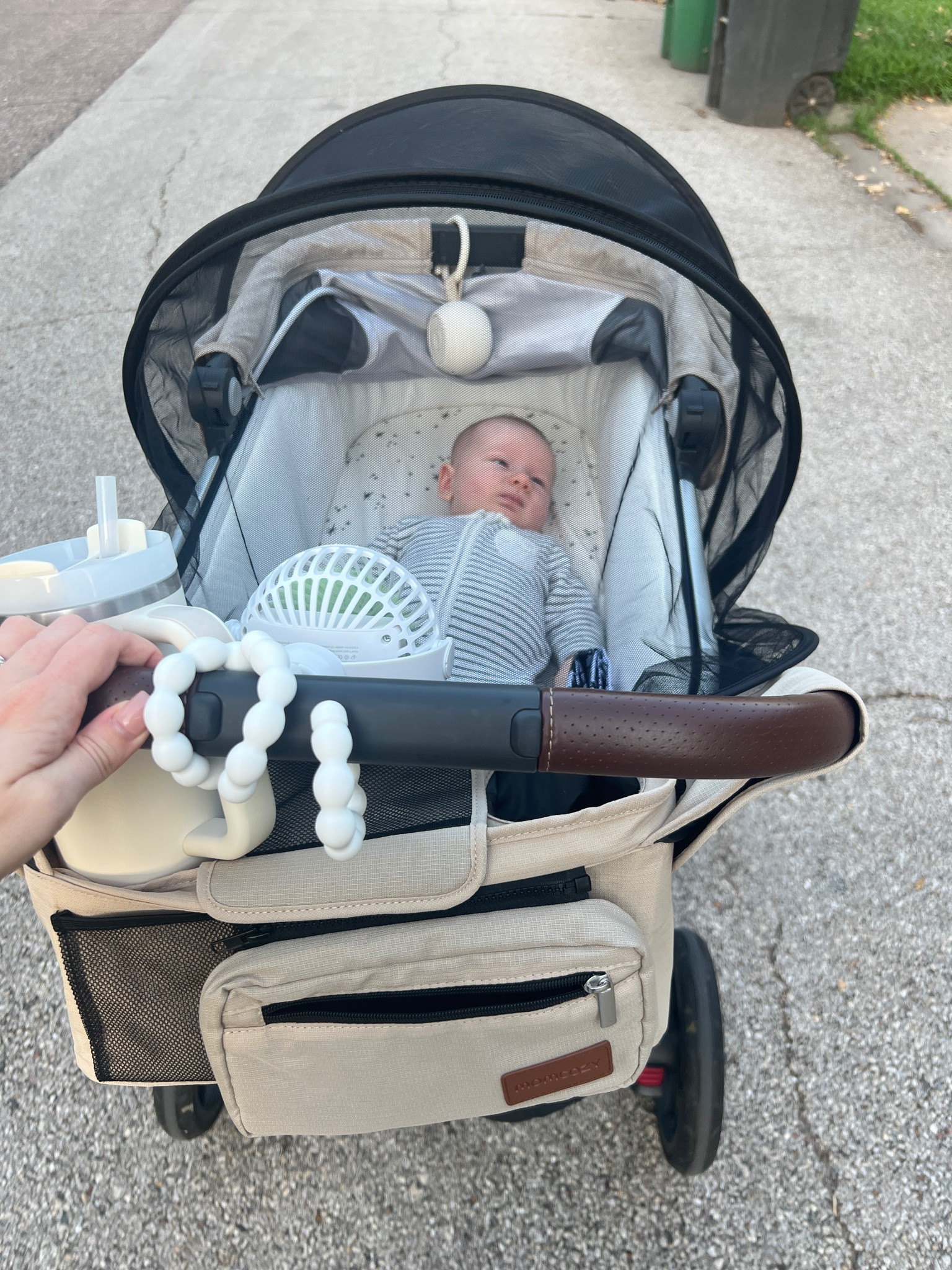 Stroller set up! The uppababy stroller is great for all the baby stages. Right now we are enjoying it as a bassinet. The mosquito net has been a life saver this summer and the stroller bag is a must have for phone, sunglasses, keys and of course water! We also have our fan and portable hatch sound machine, so we are ready for anything! 

#LTKBaby #LTKBump #LTKKids