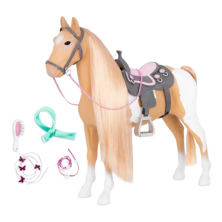 Our Generation From Hair to There Palomino Paint Horse Accessory Set for 18" Dolls | Target