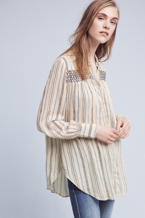 Northfork Buttondown Tunic | Anthropologie (US)