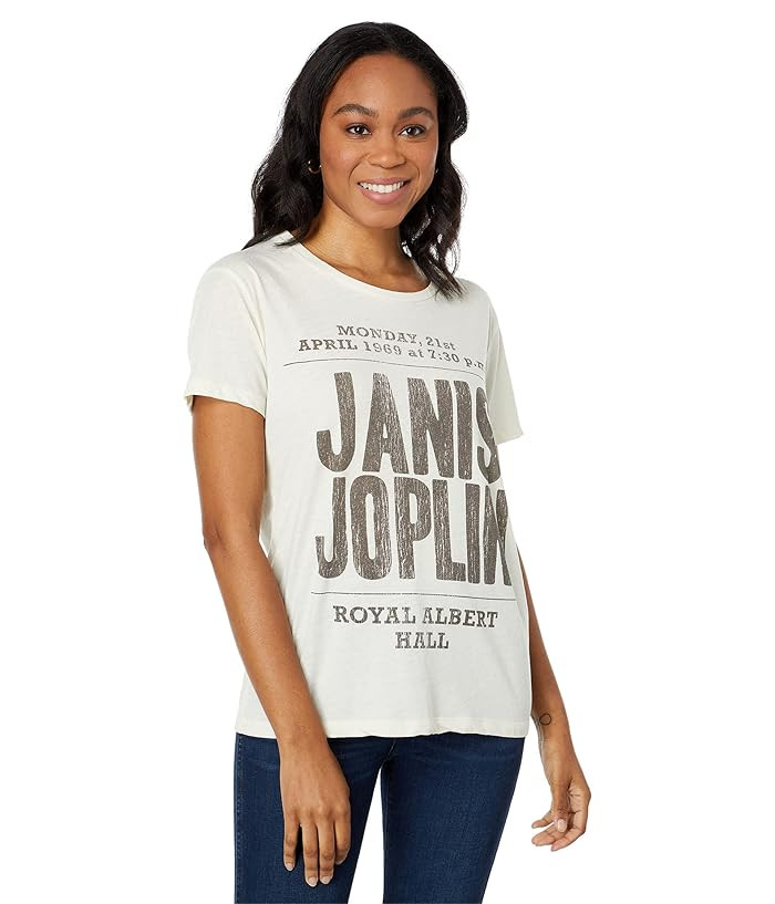 Chaser Janis Joplin Royal Albert Hall Recycled Vintage Jersey Everybody Tee | Zappos