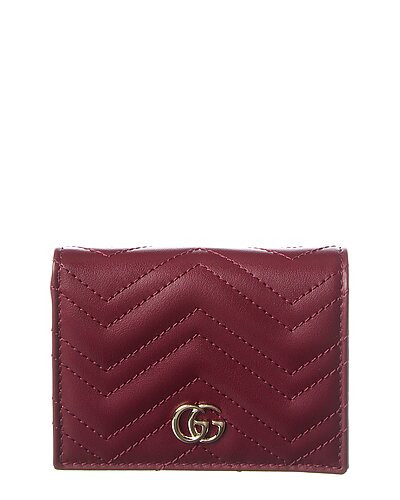 GG Marmont Leather Card Case | Gilt & Gilt City