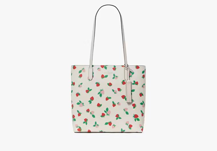Jana Tossed Strawberry Printed Tote | Kate Spade Outlet