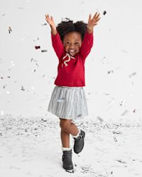 Toddler Girls Metallic Pleated Skirt - metallic | The Children's Place