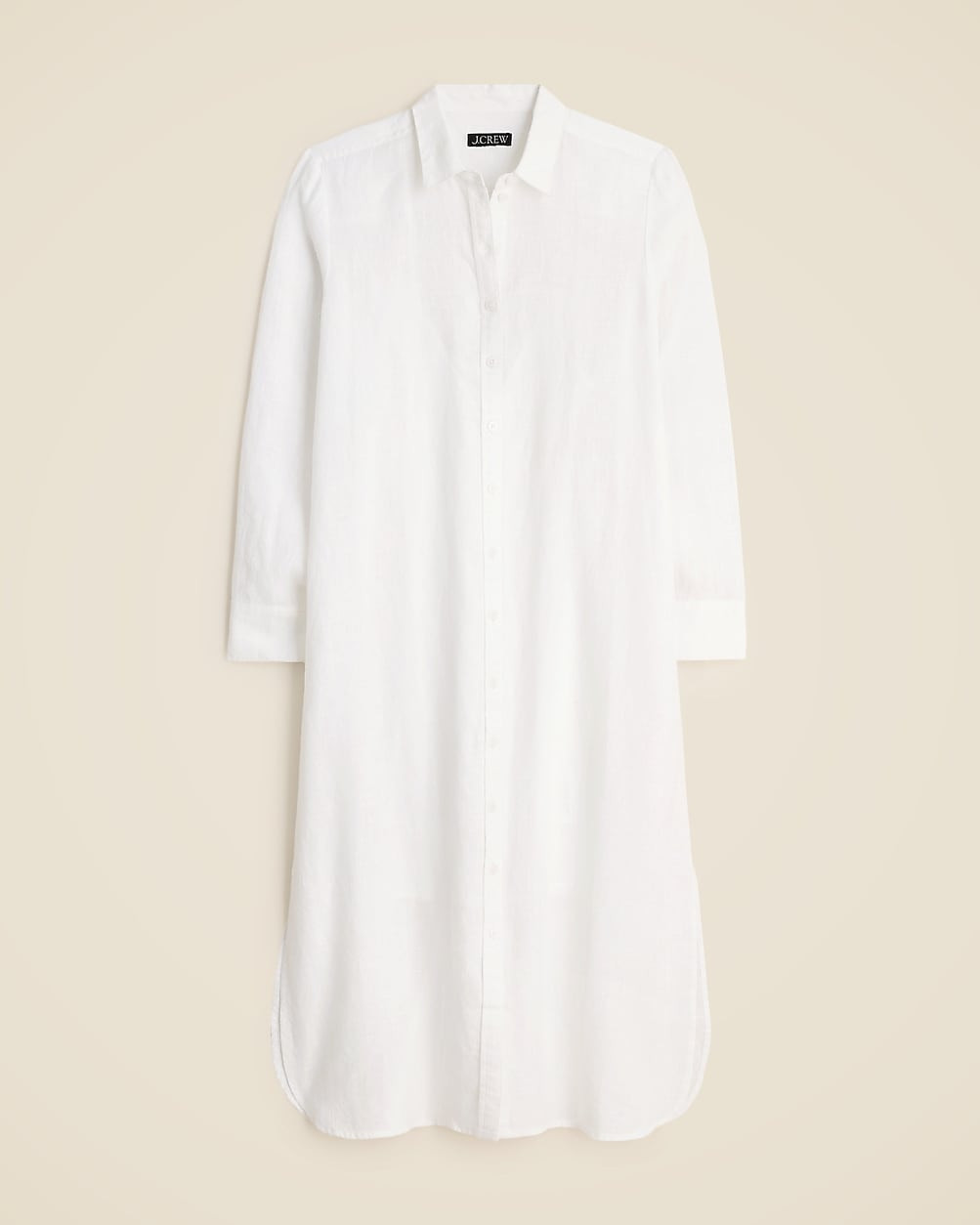 Tunic shirtdress in linen | J. Crew US