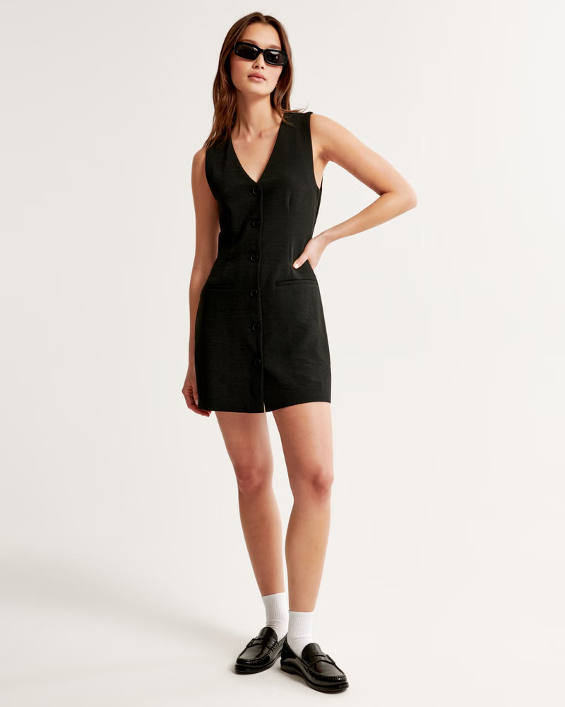 Vest Mini Dress | Abercrombie & Fitch (US)
