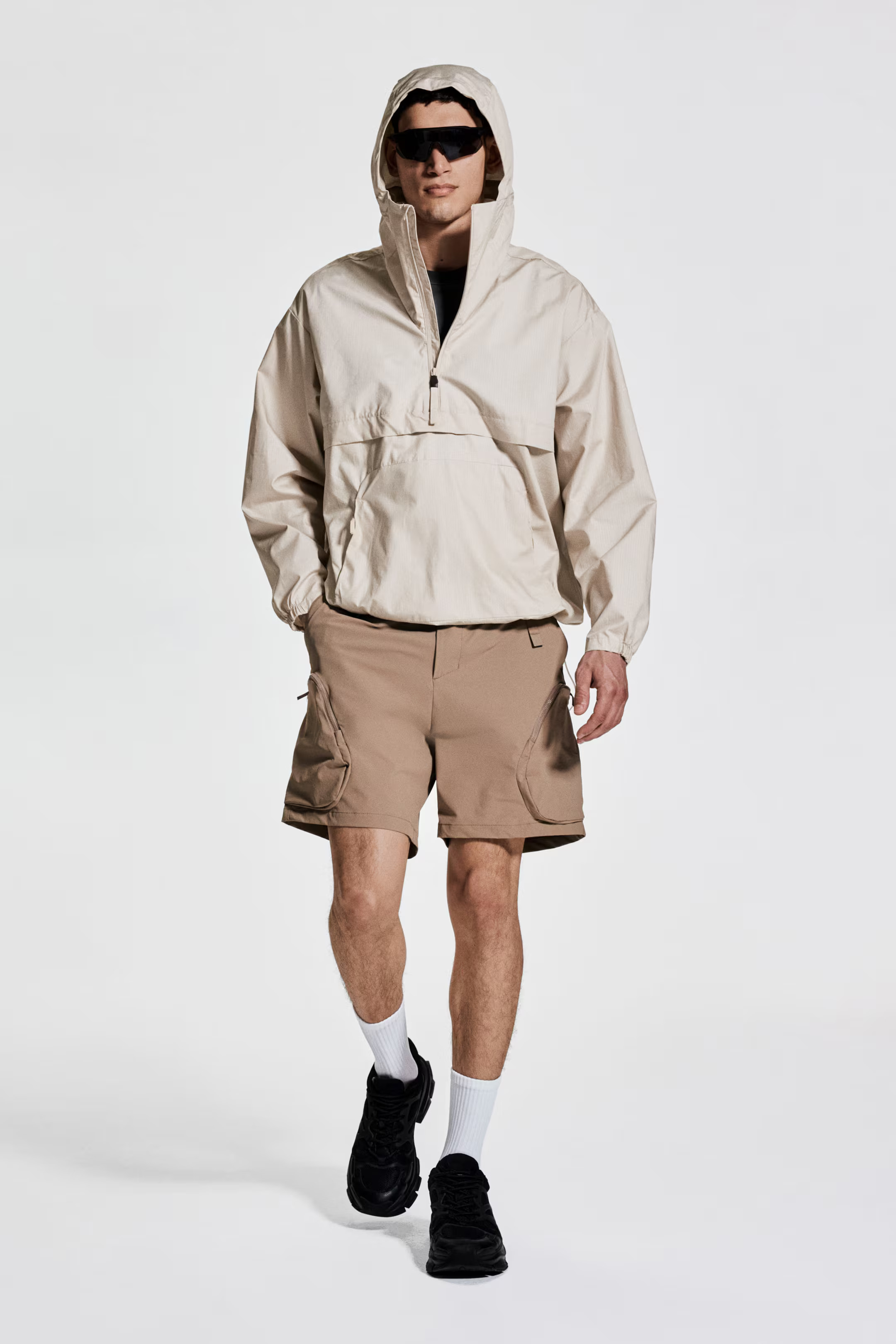 Relaxed Fit Water-repellent popover jacket | H&M (UK, MY, IN, SG, PH, TW, HK)