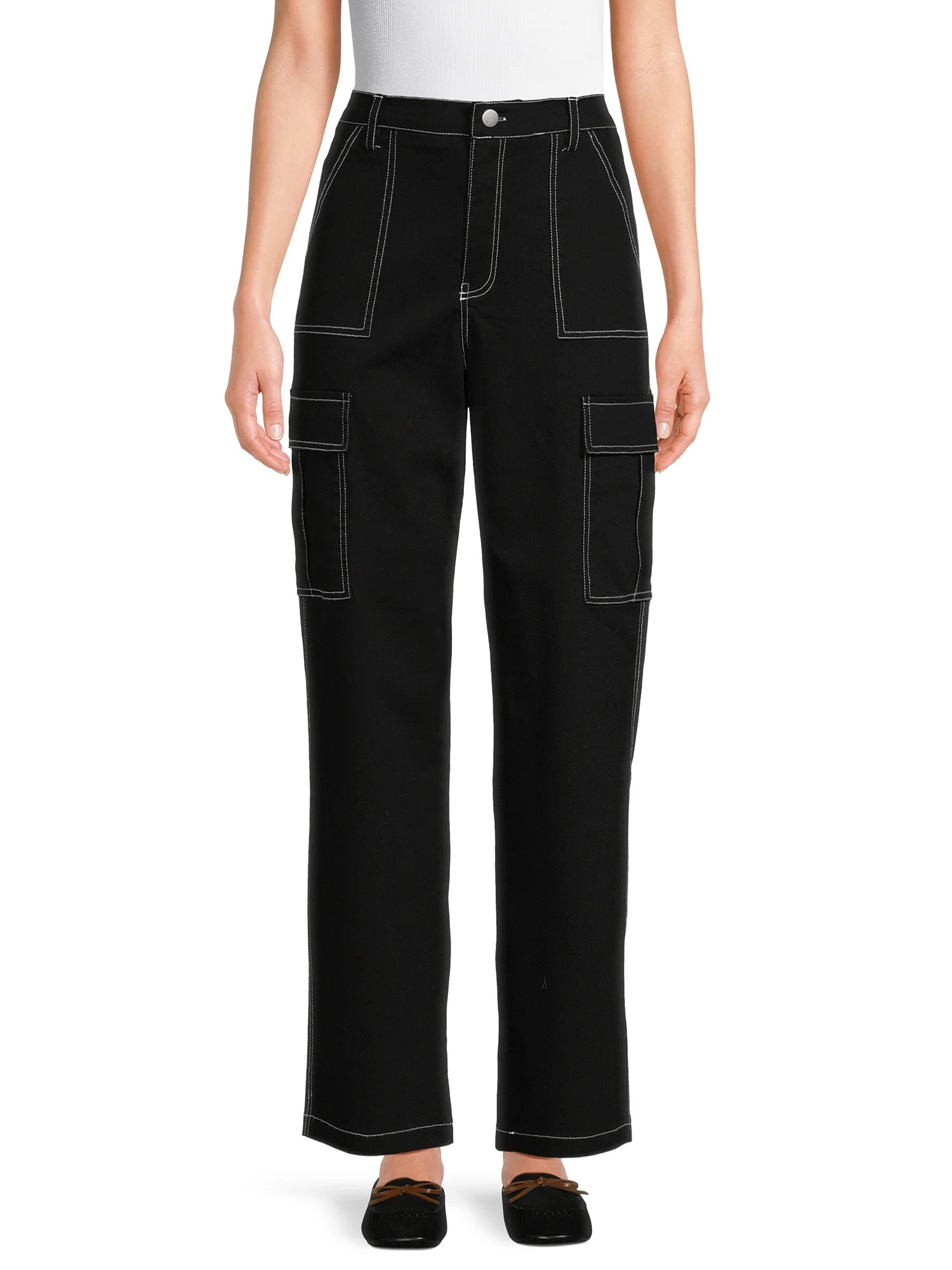 Liv & Lottie Juniors Carpenter Cargo Pants with Hammer Loop - Walmart.com | Walmart (US)