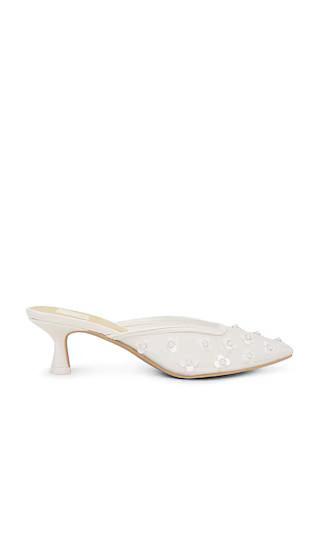Dolce Vita Clara Pearl Heel in White. - size 9.5 | Revolve Clothing (Global)