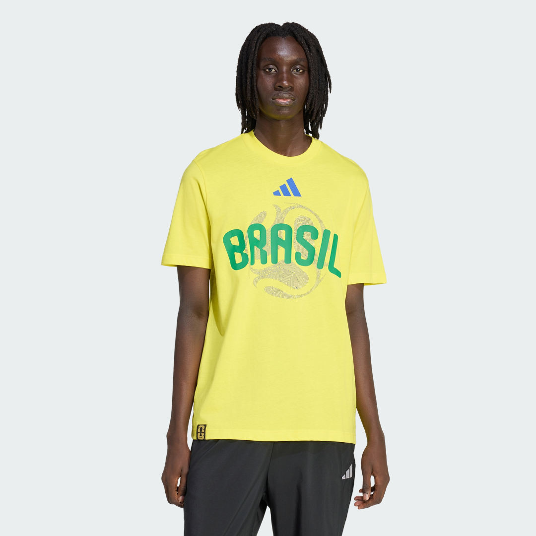 adidas FIFA World Cup 26™ Brazil T-Shirt Bright Yellow S - Mens Soccer Short Sleeve Shirts | adidas (US)