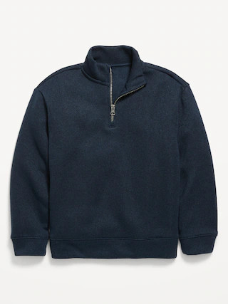 Sweater-Fleece Quarter-Zip for Boys | Old Navy (US)
