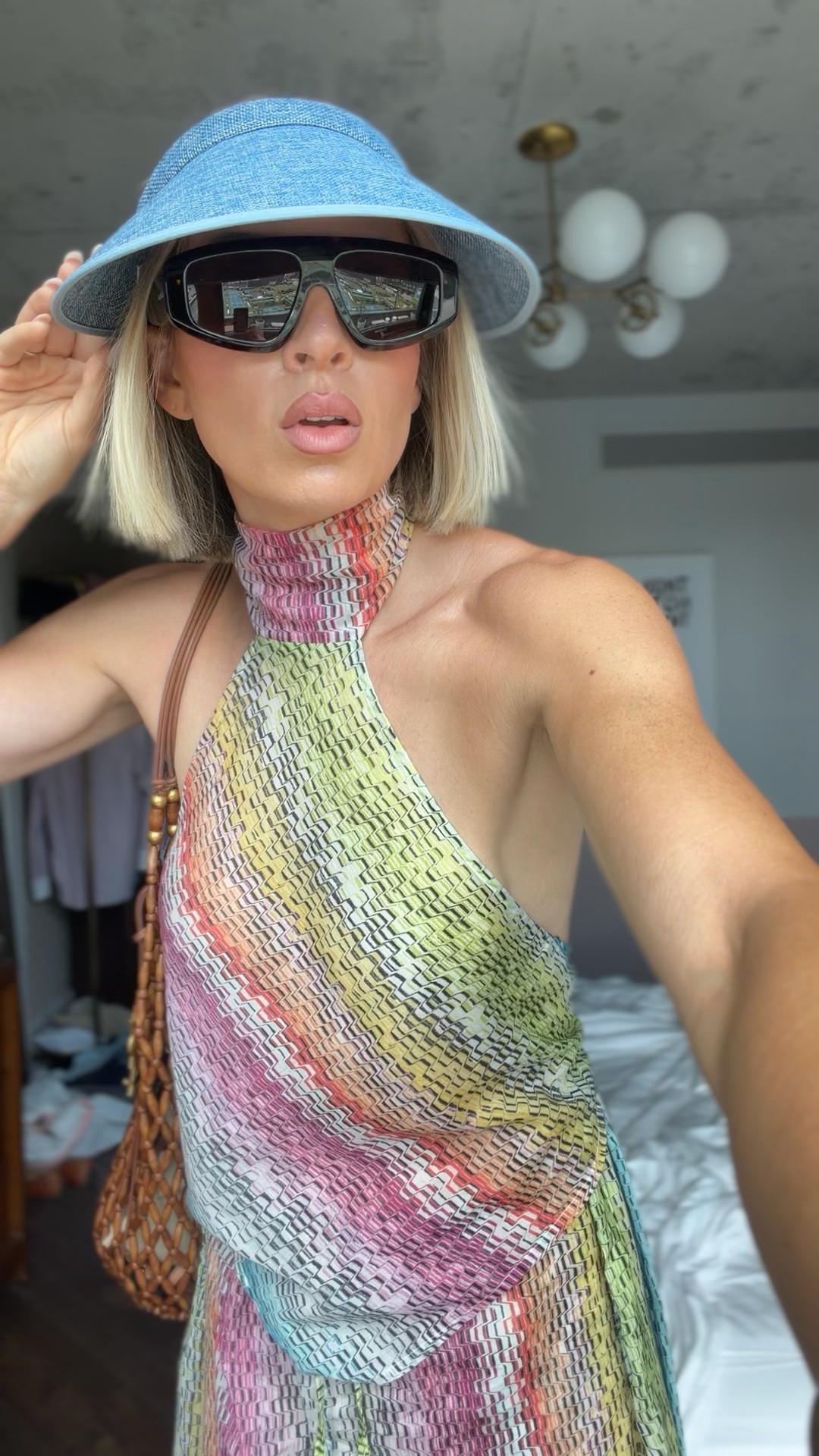 Sadly, this is sold out but I linked some similar looking ones including some more affordable ones that look like Missoni

#LTKootd #LTKSeasonal #LTKTravel