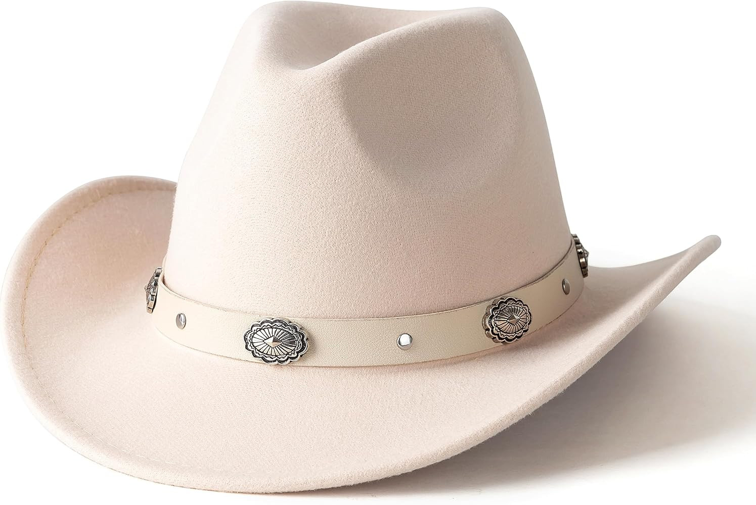 Lisianthus Cowboy Cowgirl Hats for Women & Men Felt Western Outdoor Hat Wide Brim | Amazon (US)