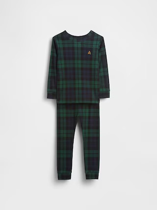 Kids & Baby Organic Brushed Cotton Holiday PJ Set | Gap (US)