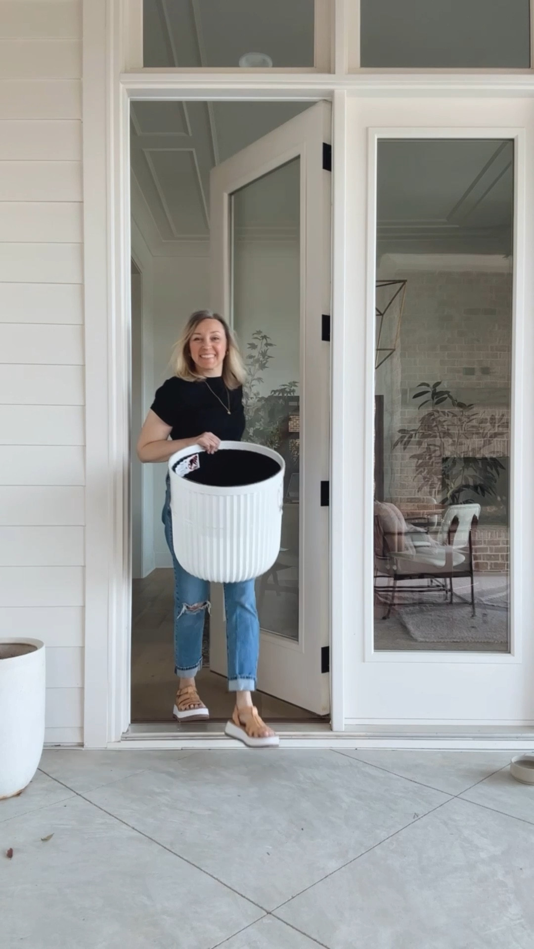 Pottery a barn planter Look for Less!!
Only $25! 
Walmart home, Walmart finds, outdoor, patio, planters, resin planters, fluted planters, affordable patio decor, porch furniture, patio furniture, spring planting, garden



#LTKunder50 #LTKSeasonal #LTKhome