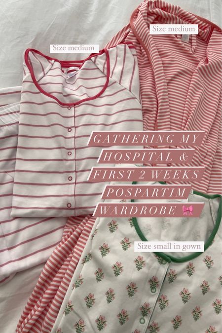 Pajamas for hospital bag and to most likely live in during first 2 weeks postpartum at home 💕

Postpartum pajamas, maternity pajamas, hospital bag, pink pajamas

#LTKbaby