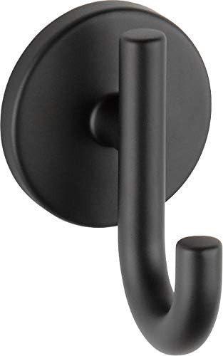 Delta Faucet 75935-BL Trinsic Robe Hook, Matte Black | Amazon (US)