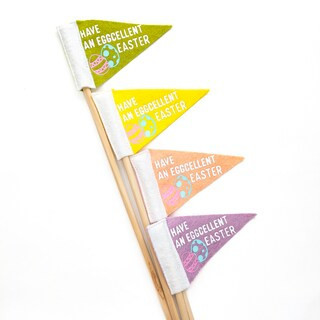 Easter Basket Tiny Pennants | Mini Flags On A Stick | For Decor, Gifts, Floral Bouquets, Houseplants Or Goodie Bag | Michaels Stores