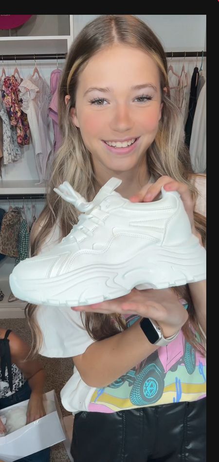 My Teen Daughter showing her new platform tennis shoes . Paired with a Cute Outfit or with a Cute Spring/SummerDress💋

Shoes// Platform Shoes // Shein// Shein Shoes// Platform Tennis Shoes// Teen // Teen Fashion// Teen Clothes// Tern Shoes 

#LTKKids #LTKShoeCrush #LTKFindsUnder100
