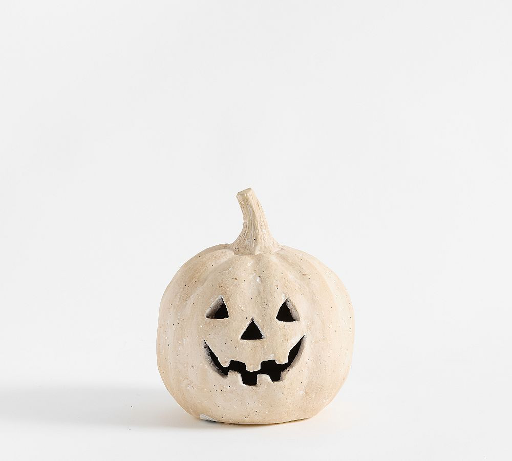 Handmade Terracotta Jack O' Lantern | Pottery Barn (US)