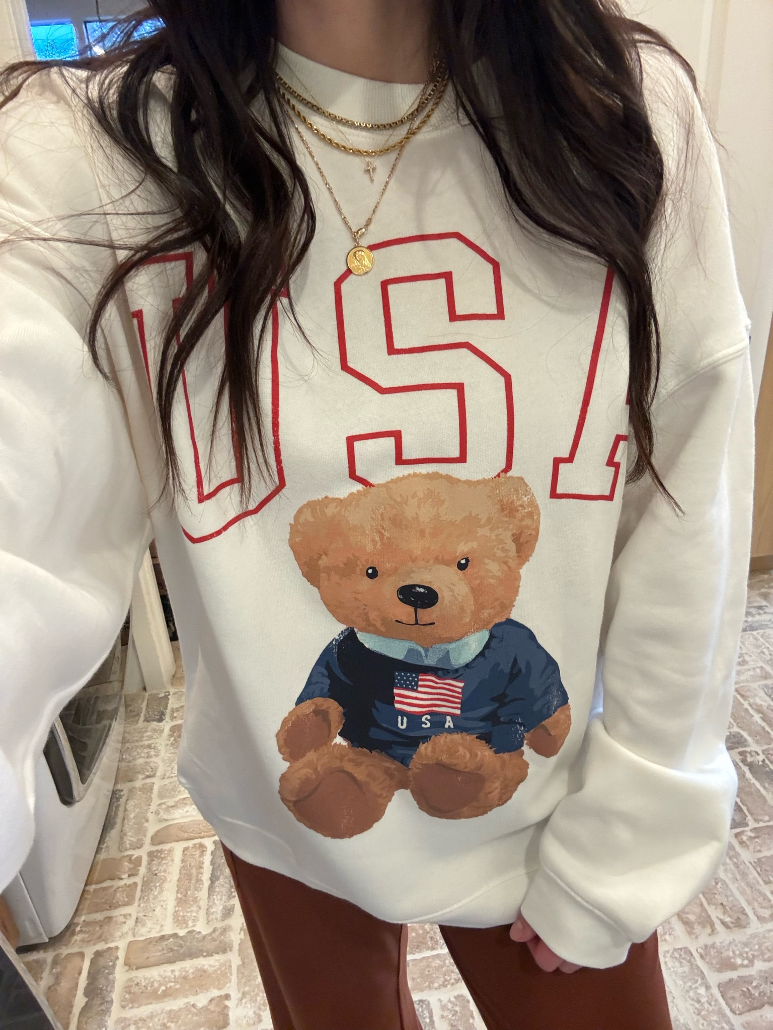 USA Memorial Day
Fourth of July 4th
Polo Bear 
Target only $20
Sweatshirt 
I sized up to a L for an oversize fit 

#LTKSeasonal