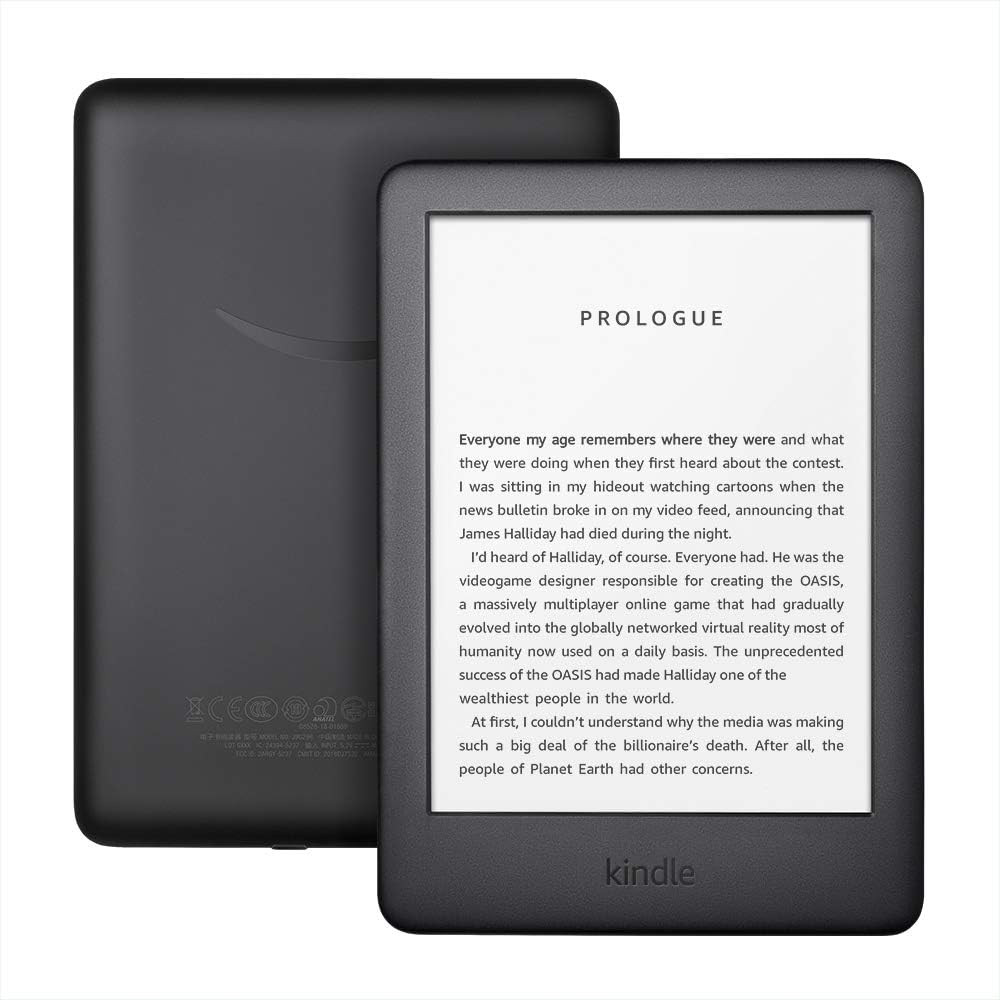 Kindle - Now with a Built-in Front Light - Black - Ad-Supported | Amazon (US)