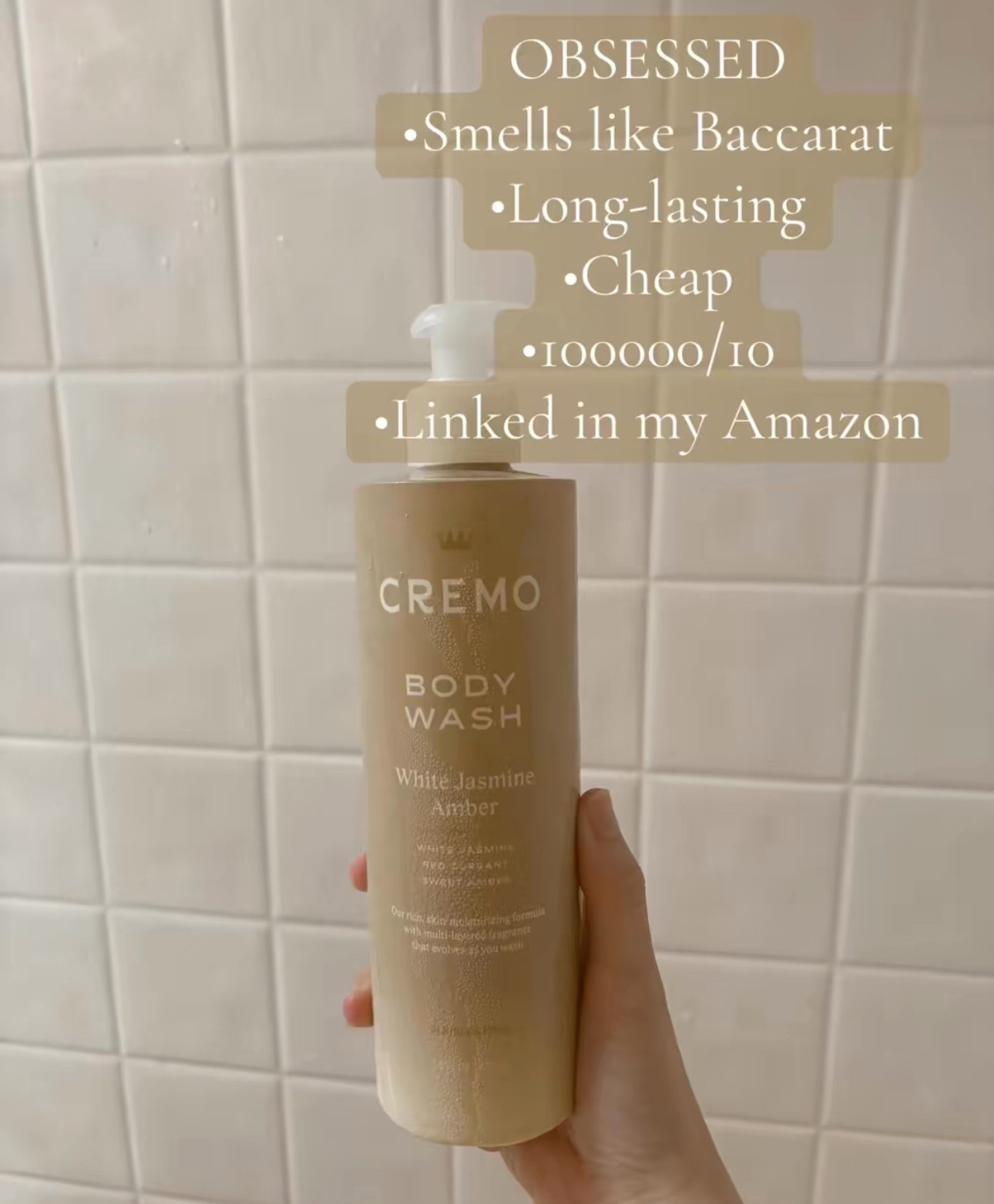 Boujee on a Budget?? Smells like Baccarat and I can smell it on myself almost 24 hours later! A MUST body wash, it’s my favorite ever!!
1000000/10 ⭐️⭐️⭐️⭐️⭐️⭐️⭐️ #Baccarat

#LTKFindsUnder50 #LTKGiftGuide
