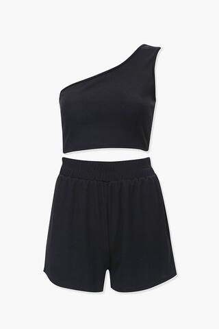 Crop Top & Shorts Lounge Set | Forever 21 (US)