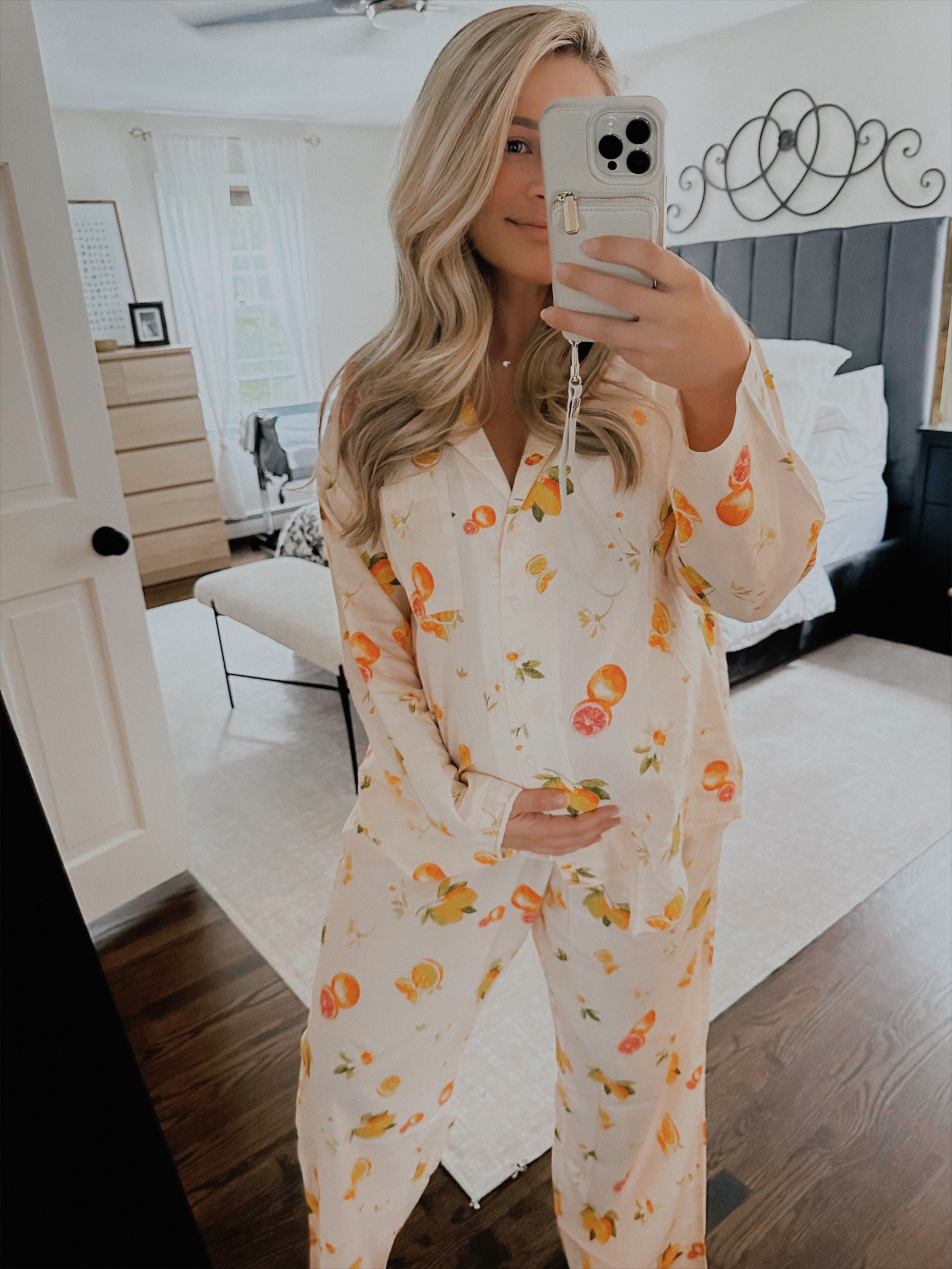 The cutest and most perfect summer pajamas EVER. Bump friendly! I just sized up and I am 39 weeks preggo here! But they run tts :)

Fruit citrus pajama set from Old Navy. Matching pajamas / pjs for women.


#LTKFind #LTKbump #LTKSeasonal