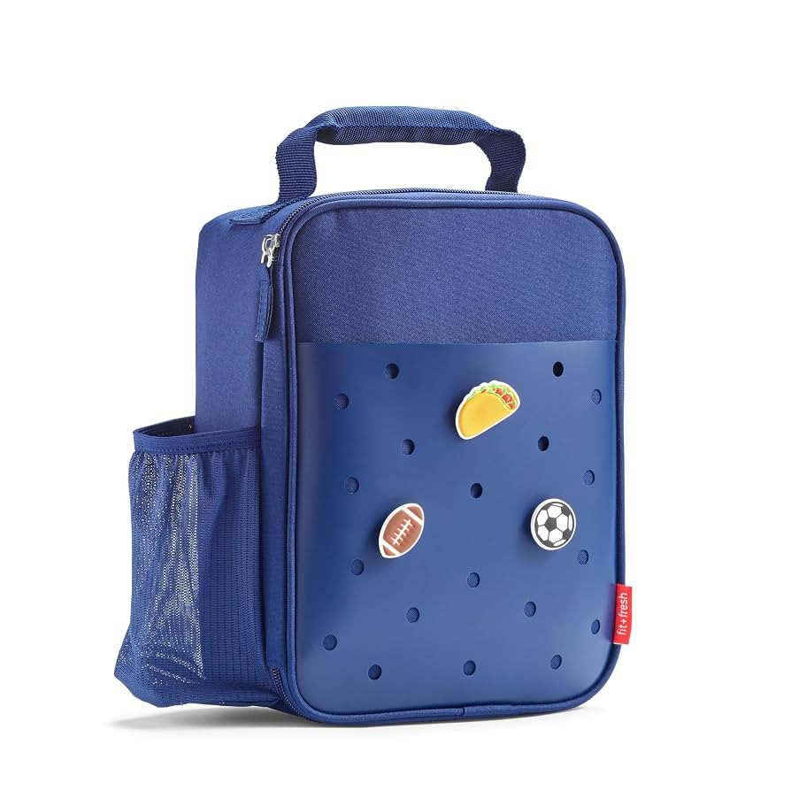 Fit & Fresh Charm Lunch Bag For Kids, Thermal Insulated Lunch Box For Kids Boys & Girls With Shoe... | Amazon (US)
