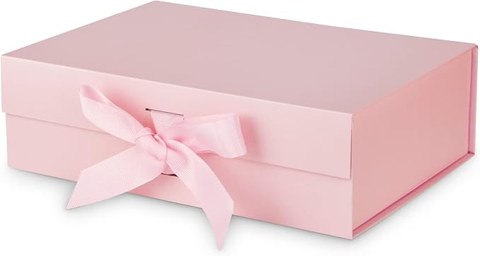 DaiJoob Gift Box with Lid for Presents 10.5x7.5x3.1 Inches with Ribbon and Magnetic Closure(1-Pac... | Amazon (US)