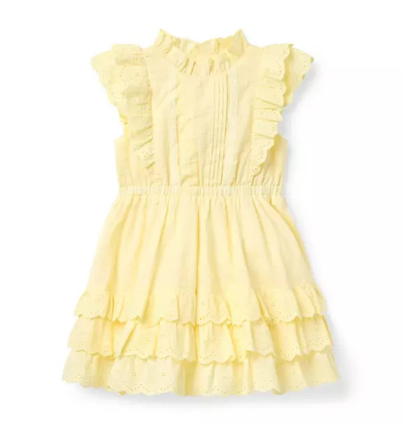 The Eyelet Ruffle Dress | Janie and Jack