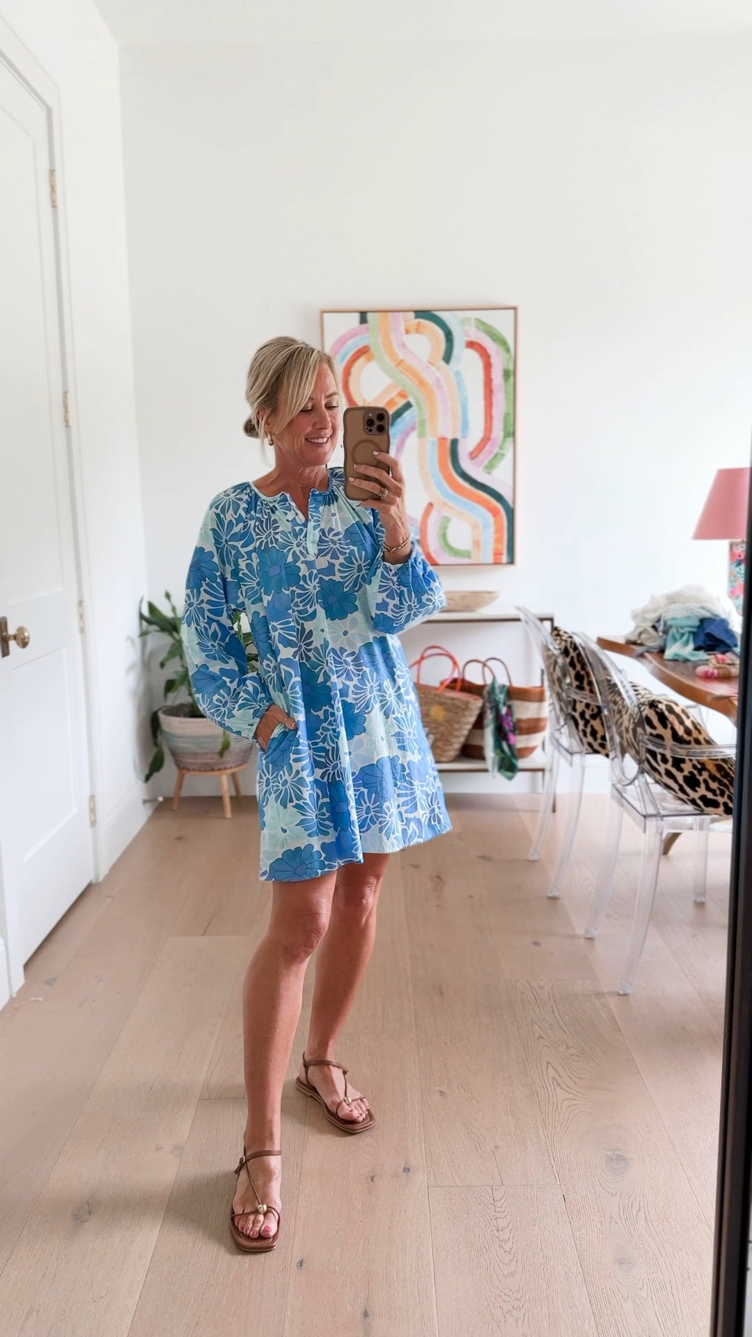 Love this blue floral print dress 💙
Dress: Small

#LTKootd #LTKSeasonal #LTKOver40
